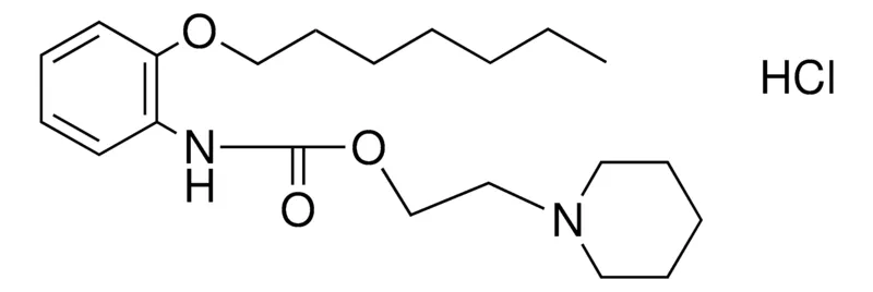 Sigma-Aldrich (2-HEPTYLOXY-PH)-CARBAMIC ACID 2-PIPERIDIN-1-YL-ET ESTER, HYDROCHLORIDE,AldrichCPR