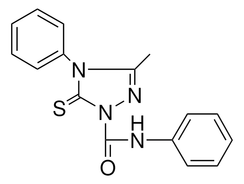 Sigma-Aldrich 4,5-DIHYDRO-3-METHYL-4-PHENYL-5-THIOXO-1,2,4-TRIAZOLE-1-CARBOXANILIDE,AldrichCPR