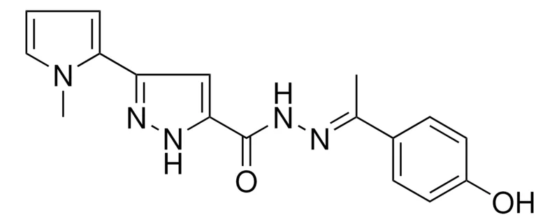 Sigma-Aldrich N'-(1-(4-HO-PH)ETHYLIDENE)-3-(1-ME-1H-PYRROL-2-YL)-1H-PYRAZOLE-5-CARBOHYDRAZIDE,AldrichCPR