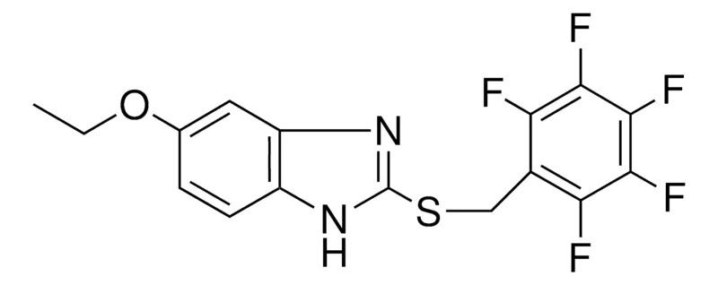 Sigma-Aldrich 5-ETHOXY-2-(2,3,4,5,6-PENTAFLUORO-BENZYLSULFANYL)-1H-BENZOIMIDAZOLE,AldrichCPR