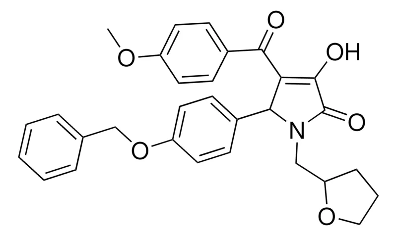 Sigma-Aldrich 5-[4-(BENZYLOXY)PHENYL]-3-HYDROXY-4-(4-METHOXYBENZOYL)-1-(TETRAHYDRO-2-FURANYLMETHYL)-1,5-DIHYDRO-2H-PYRROL-2-ONE，AldrichCPR