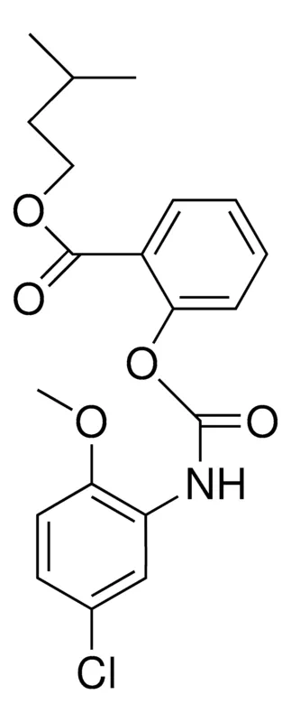 Sigma-Aldrich 2-(ISOPENTYLOXYCARBONYL)PHENYL N-(5-CHLORO-2-METHOXYPHENYL)CARBAMATE,AldrichCPR