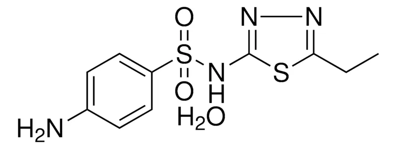 Sigma-Aldrich 4-AMINO-N-(5-ETHYL-(1,3,4)THIADIAZOL-2-YL)-BENZENESULFONAMIDE, HYDRATE,AldrichCPR