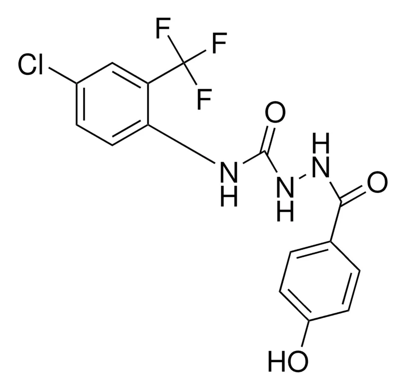 Sigma-Aldrich 4-(4-CHLORO-2-(TRIFLUOROMETHYL)PHENYL)-1-(4-HYDROXYBENZOYL)SEMICARBAZIDE,AldrichCPR