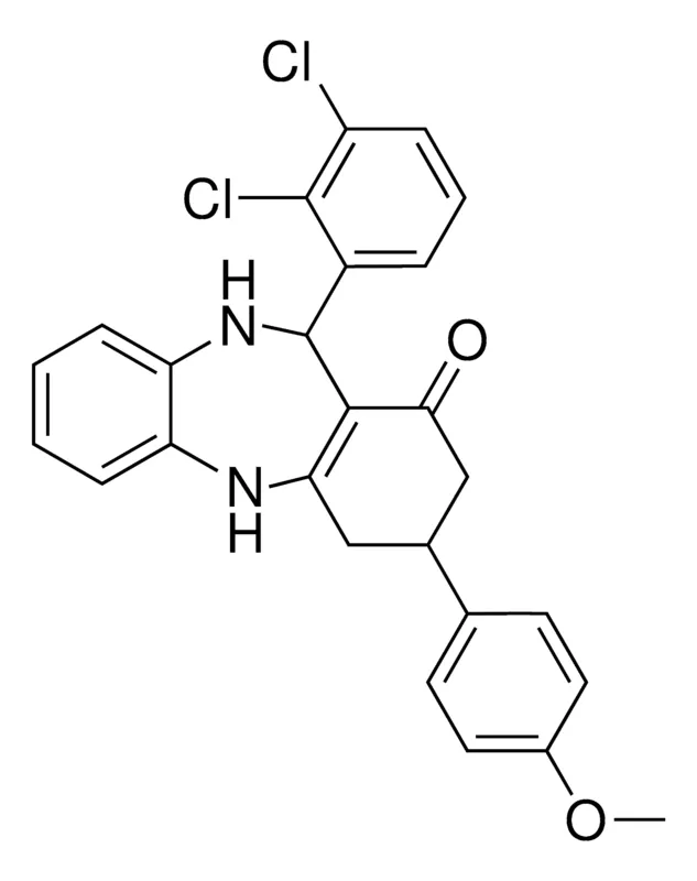 Sigma-Aldrich 11-(2,3-DI-CL-PH)-3-(4-MEO-PH)-2,3,4,5,10,11-6H-DIBENZO(B,E)(1,4)DIAZEPIN-1-ONE,AldrichCPR