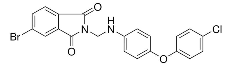 Sigma-Aldrich 5-BROMO-2-((4-(4-CHLORO-PHENOXY)-PHENYLAMINO)-METHYL)-ISOINDOLE-1,3-DIONE,AldrichCPR
