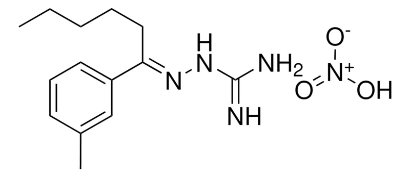 Sigma-Aldrich 1-(3-METHYL-ALPHA-PENTYLBENZYLIDENEAMINO)GUANIDINE NITRATE,AldrichCPR