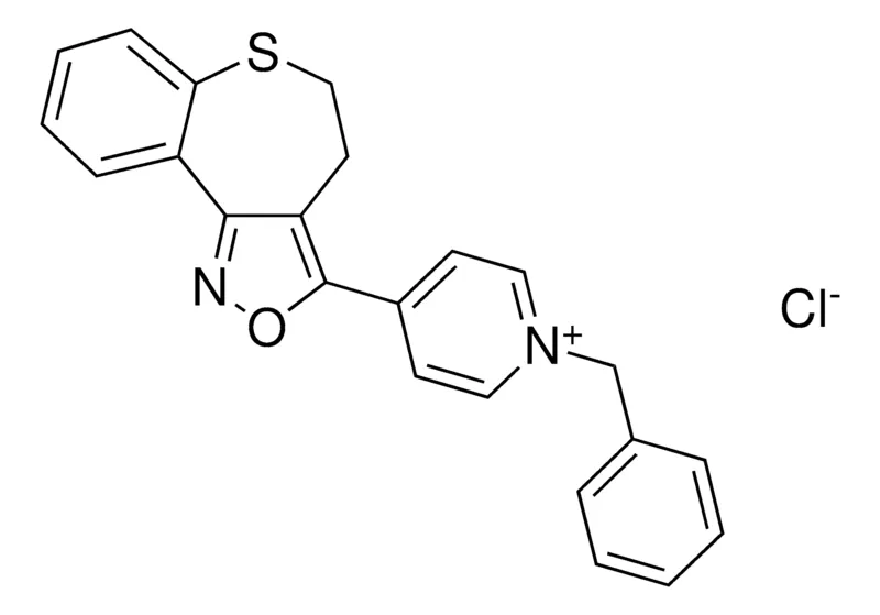 Sigma-Aldrich 1-BENZYL-4-(4,5-DIHYDRO(1)BENZOTHIEPINO(5,4-C)ISOXAZOL-3-YL)PYRIDINIUM CHLORIDE,AldrichCPR
