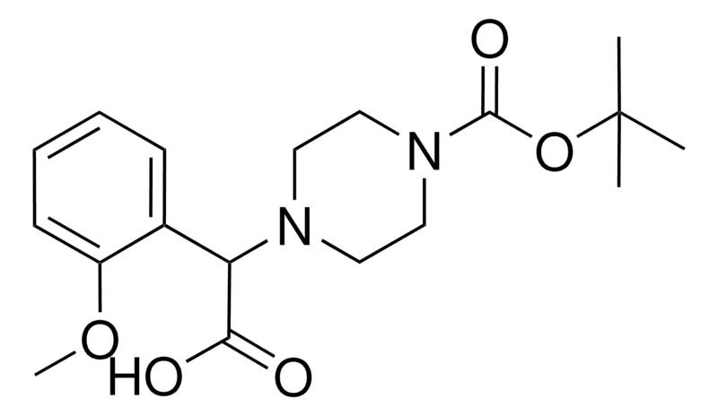 Sigma-Aldrich (4-(TERT-BUTOXYCARBONYL)-1-PIPERAZINYL)(2-METHOXYPHENYL)ACETIC ACID,AldrichCPR