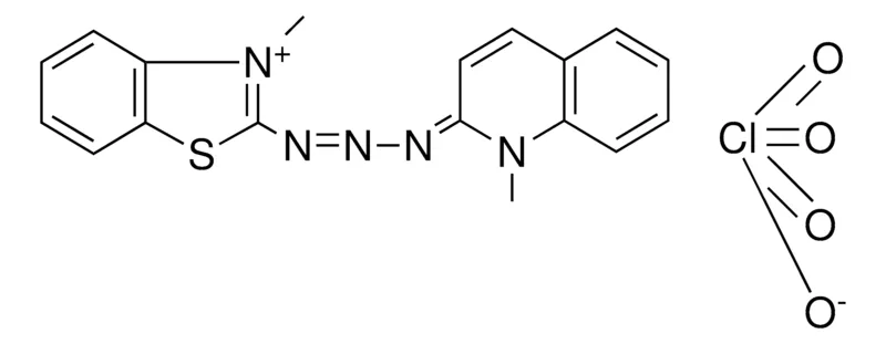 Sigma-Aldrich 2-((1,2-DIHYDRO-1-METHYL-2-QUINOLYLIDENE)AMINOAZO)-3-METHYLBENZOTHIAZOLIUM CLO4,AldrichCPR