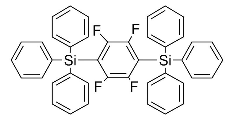 Sigma-Aldrich (2,3,5,6-TETRAFLUORO-1,4-PHENYLENE)BIS(TRIPHENYLSILANE),AldrichCPR