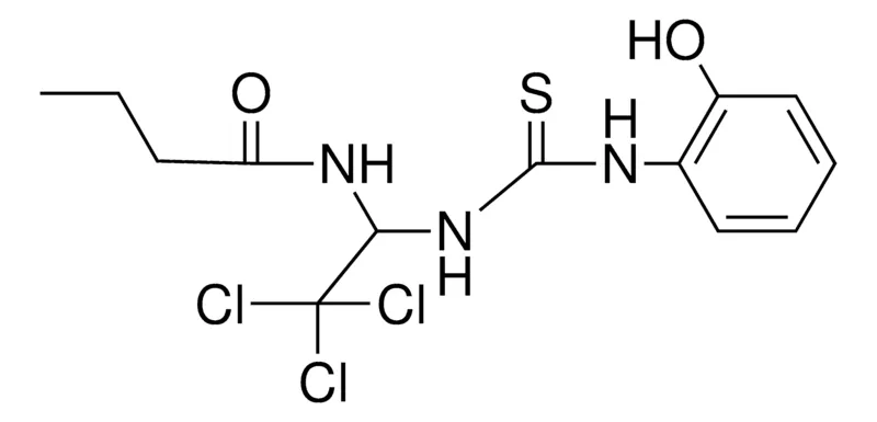 Sigma-Aldrich N-(2,2,2-TRICHLORO-1-(3-(2-HYDROXY-PHENYL)-THIOUREIDO)-ETHYL)-BUTYRAMIDE,AldrichCPR