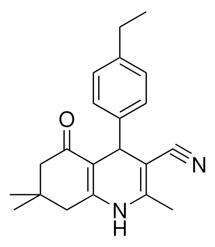 Sigma-Aldrich 4-(4-ET-PH)-2,7,7-TRIMETHYL-5-OXO-1,4,5,6,7,8-HEXAHYDRO-QUINOLINE-3-CARBONITRILE,AldrichCPR