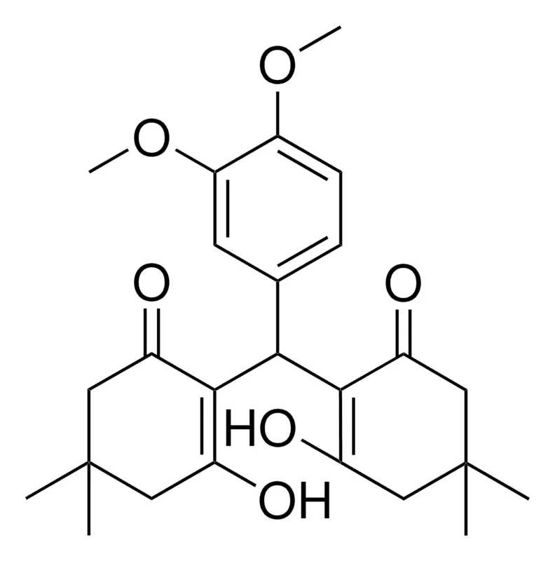 Sigma-Aldrich 2,2'-((3,4-DIMETHOXYPHENYL)METHYLENE)BIS(3-HYDROXY-5,5-DIMETHYLCYCLOHEX-2-ENONE),AldrichCPR