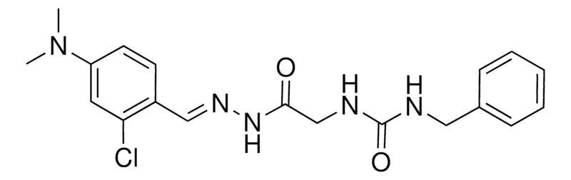 Sigma-Aldrich 2-(3-BENZYLUREIDO)ACETIC (2-CHLORO-4-(DIMETHYLAMINO)BENZYLIDENE)HYDRAZIDE,AldrichCPR