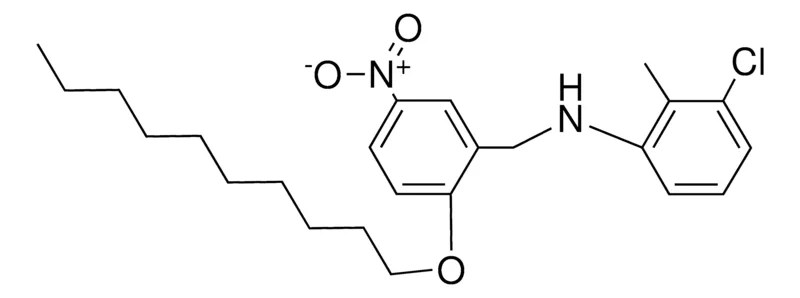 Sigma-Aldrich N-(3-CHLORO-ORTHO-TOLYL)-2-DECYLOXY-5-NITROBENZYLAMINE,AldrichCPR