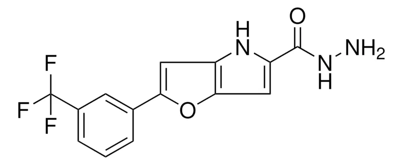 Sigma-Aldrich 2-(3-(TRIFLUOROMETHYL)PHENYL)-4H-FURO(3,2-B)PYRROLE-5-CARBOHYDRAZIDE，AldrichCPR