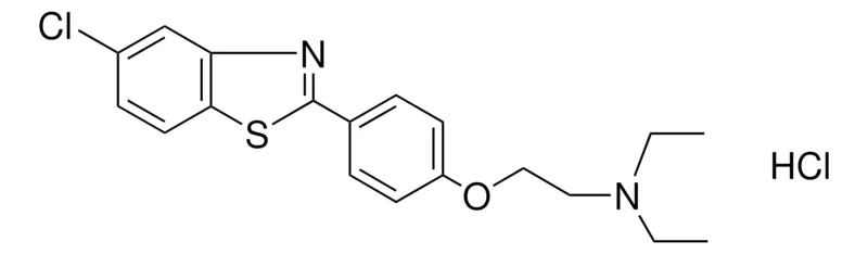 Sigma-Aldrich 5-CHLORO-2-(4-(2-DIETHYLAMINOETHOXY)-PHENYL)-BENZOTHIAZOLE HCL,AldrichCPR