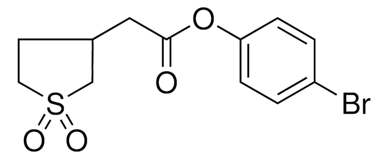 Sigma-Aldrich (1,1-DIOXO-TETRAHYDRO-THIOPHEN-3-YL)-ACETIC ACID 4-BROMO-PHENYL ESTER,AldrichCPR