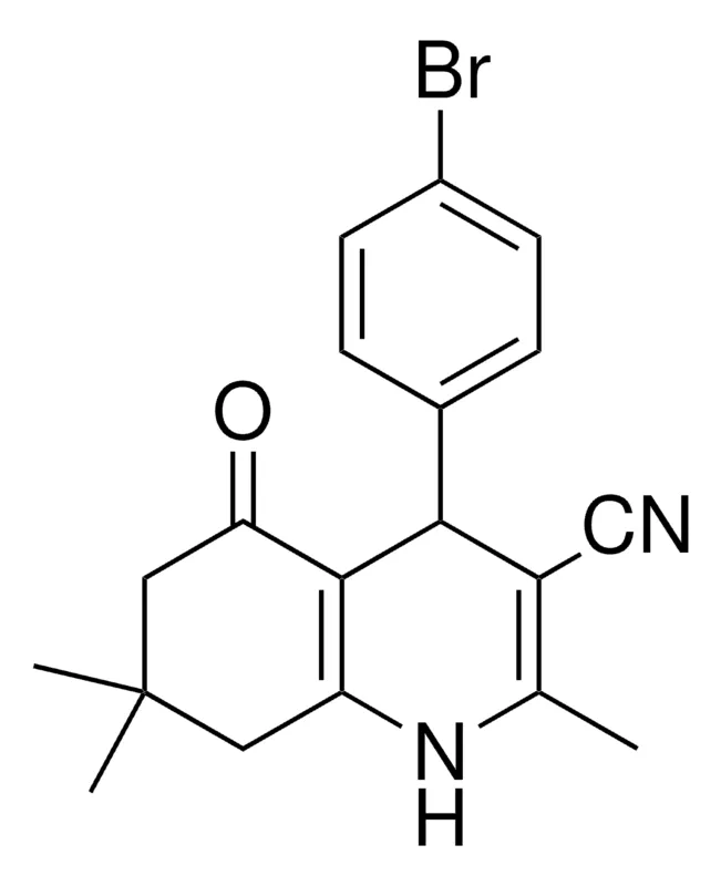 Sigma-Aldrich 4-(4-BROMOPHENYL)-2,7,7-TRIMETHYL-5-OXO-1,4,5,6,7,8-HEXAHYDRO-3-QUINOLINECARBONITRILE，AldrichCPR