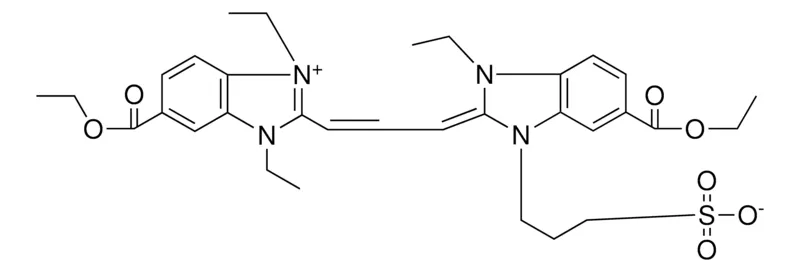 Sigma-Aldrich 3-((2E)-6-(ETHOXYCARBONYL)-2-{3-[5-(ETHOXYCARBONYL)-1,3-DIETHYL-3H-BENZIMIDAZOL-1-IUM-2-YL]-2-PROPENYLIDENE}-3-ETHYL-2,3-DIHYDRO-1H-BENZIMIDAZOL-1-YL)-1-PROPANESULFONATE，AldrichCPR