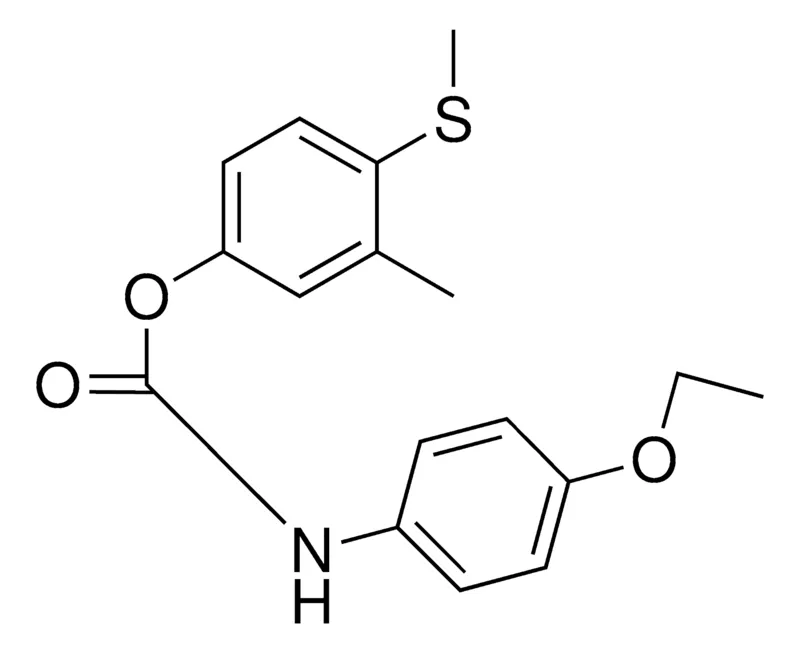 Sigma-Aldrich 3-METHYL-4-(METHYLTHIO)PHENYL N-(4-ETHOXYPHENYL)CARBAMATE,AldrichCPR