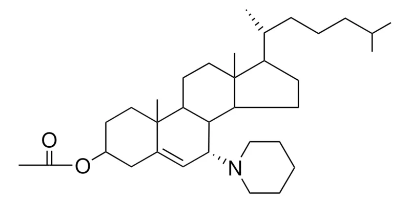 Sigma-Aldrich 7-ALPHA-PIPERIDINOCHOLEST-5-EN-3-BETA-YL ACETATE,AldrichCPR
