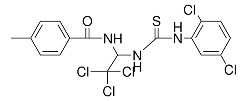 Sigma-Aldrich 4-ME-N-(2,2,2-TRICHLORO-1-(3-(2,5-DICHLORO-PHENYL)-THIOUREIDO)-ETHYL)-BENZAMIDE,AldrichCPR
