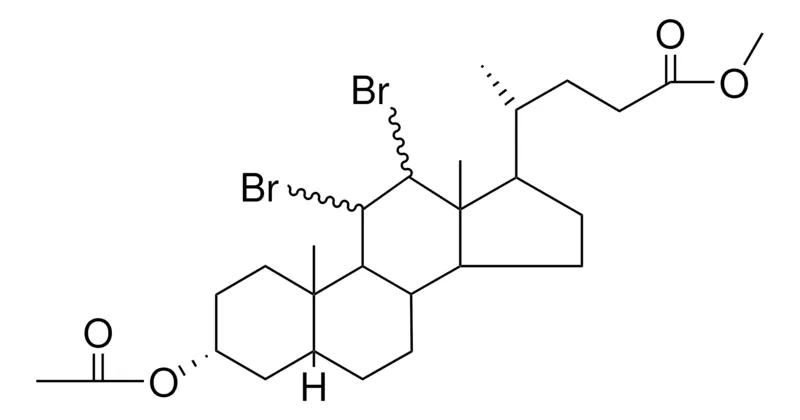 Sigma-Aldrich METHYL 3-ALPHA-ACETOXY-11,12-DIBROMO-5-BETA-CHOLAN-24-OATE，AldrichCPR