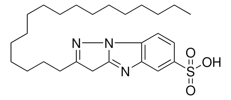 Sigma-Aldrich 2-HEPTADECYL-3H-PYRAZOLO(1,5-A)BENZIMIDAZOLE-6-SULFONIC ACID,AldrichCPR