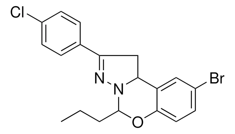 Sigma-Aldrich 8-BR-2-(4-CL-PH)-4-PROPYL-1,9B-DIHYDRO-5-OXA-3,3A-DIAZA-CYCLOPENTA(A)NAPHTHALENE,AldrichCPR