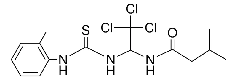 Sigma-Aldrich 3-METHYL-N-(2,2,2-TRICHLORO-1-(3-O-TOLYL-THIOUREIDO)-ETHYL)-BUTYRAMIDE,AldrichCPR