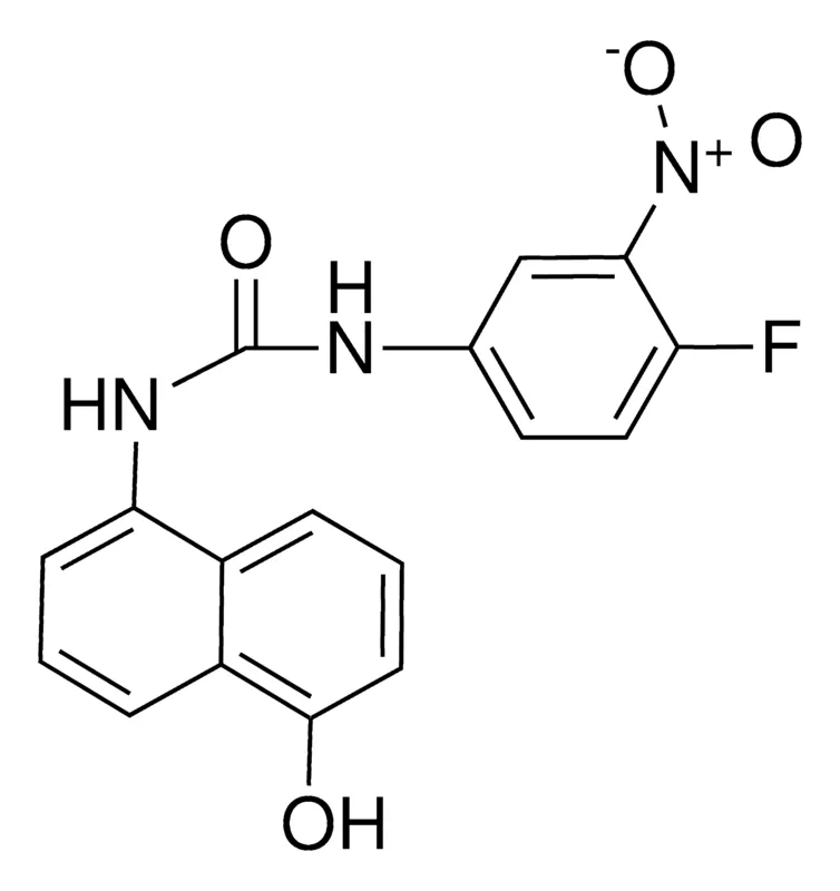 Sigma-Aldrich 1-(4-FLUORO-3-NITROPHENYL)-3-(5-HYDROXY-1-NAPHTHYL)UREA，AldrichCPR