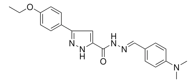 Sigma-Aldrich 5-(4-ETO-PH)2H-PYRAZOLE-3-CARBOXYLIC ACID (4-DIMETHYLAMINO-BENZYLIDENE)HYDRAZIDE,AldrichCPR