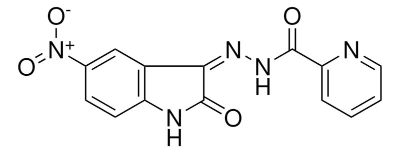 Sigma-Aldrich PYRIDINE-2-CARBOXYLIC ACID (5-NITRO-2-OXO-1,2-DIHYDRO-INDOL-3-YLIDENE)-HYDRAZIDE,AldrichCPR