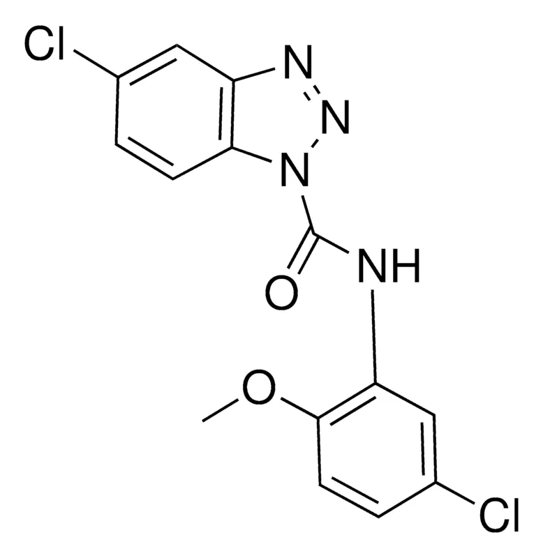Sigma-Aldrich 5-CHLORO-1-(N-(5-CHLORO-2-METHOXYPHENYL)CARBAMOYL)-1H-BENZOTRIAZOLE,AldrichCPR
