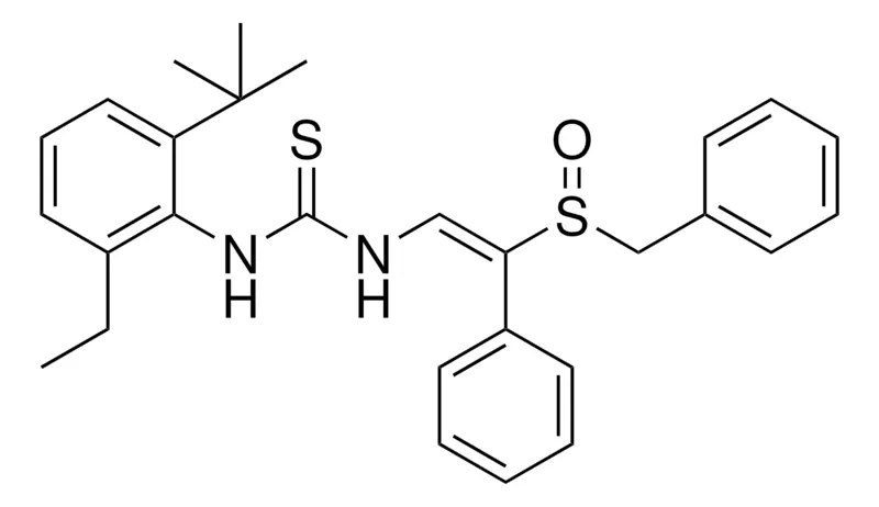 Sigma-Aldrich N-(2-(BENZYLSULFINYL)-2-PHENYLVINYL)-N'-(2-TERT-BUTYL-6-ETHYLPHENYL)THIOUREA,AldrichCPR