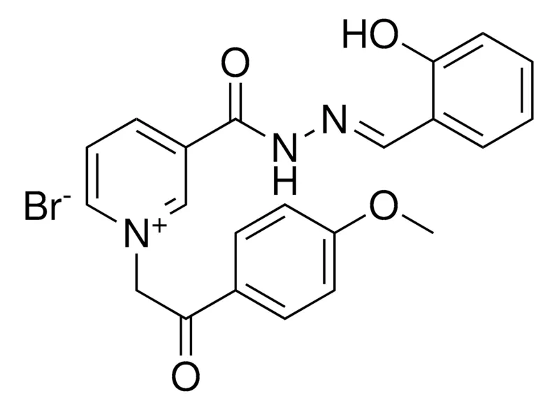 Sigma-Aldrich 3-(2-HO-BENZYLIDENE-HYDRAZINOCARBONYL)-1-(2-(4-MEO-PH)-2-OXO-ET)-PYRIDINIUM, BR，AldrichCPR
