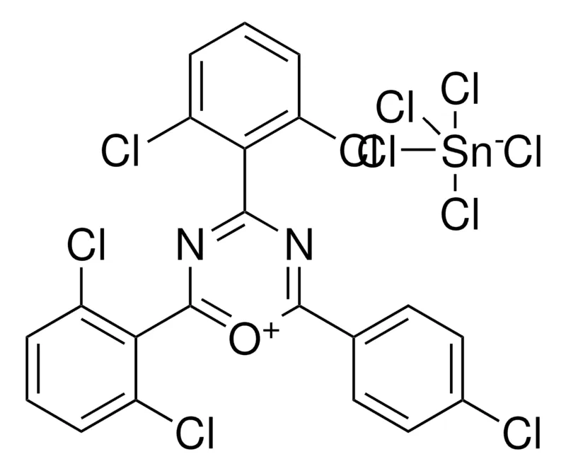 Sigma-Aldrich 2-(4-CHLOROPHENYL)-4,6-BIS(2,6-DICHLOROPHENYL)-1,3,5-OXADIAZIN-1-IUM PENTACHLOROSTANNATE(1-)，AldrichCPR
