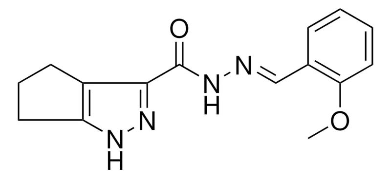 Sigma-Aldrich 1,4,5,6-4H-CYCLOPENTAPYRAZOLE-3-CARBOXYLIC ACID (2-MEO-BENZYLIDENE)-HYDRAZIDE,AldrichCPR