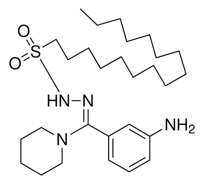 Sigma-Aldrich 1-HEXADECANESULFONIC ACID 2-(3-AMINO-ALPHA-PIPERIDINOBENZYLIDENE)-HYDRAZIDE,AldrichCPR