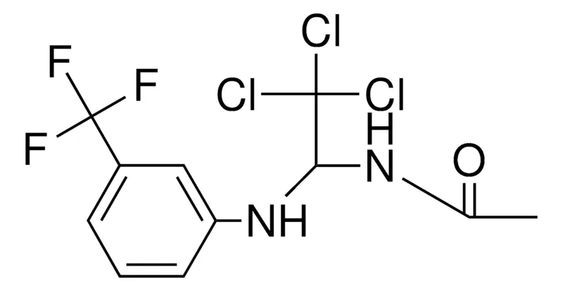 Sigma-Aldrich N-(2,2,2-TRICHLORO-1-(3-TRIFLUOROMETHYL-PHENYLAMINO)-ETHYL)-ACETAMIDE,AldrichCPR