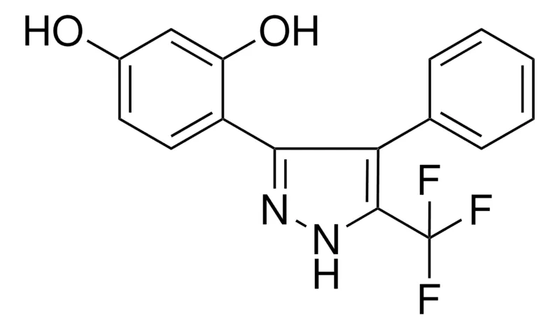 Sigma-Aldrich 4-(4-PHENYL-5-(TRIFLUOROMETHYL)-1H-PYRAZOL-3-YL)-1,3-BENZENEDIOL,AldrichCPR
