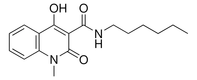 Sigma-Aldrich 4-HYDROXY-1-METHYL-2-OXO-1,2-DIHYDRO-QUINOLINE-3-CARBOXYLIC ACID HEXYLAMIDE,AldrichCPR