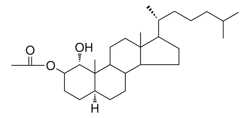 Sigma-Aldrich 1-ALPHA-HYDROXY-5-ALPHA-CHOLESTAN-2-BETA-YL ACETATE,AldrichCPR