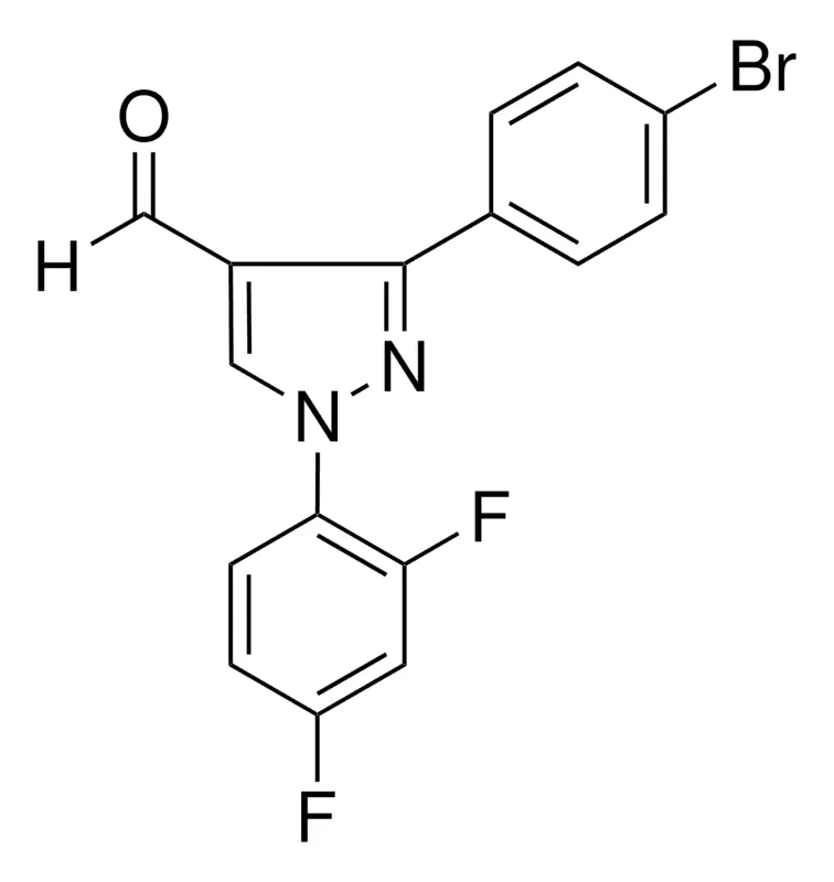 Sigma-Aldrich 3-(4-BROMOPHENYL)-1-(2,4-DIFLUOROPHENYL)-1H-PYRAZOLE-4-CARBALDEHYDE,AldrichCPR