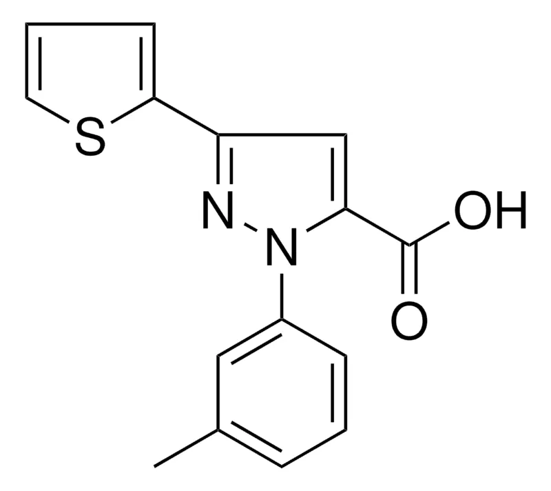 Sigma-Aldrich 1-(3-METHYLPHENYL)-3-(2-THIENYL)-1H-PYRAZOLE-5-CARBOXYLIC ACID,AldrichCPR