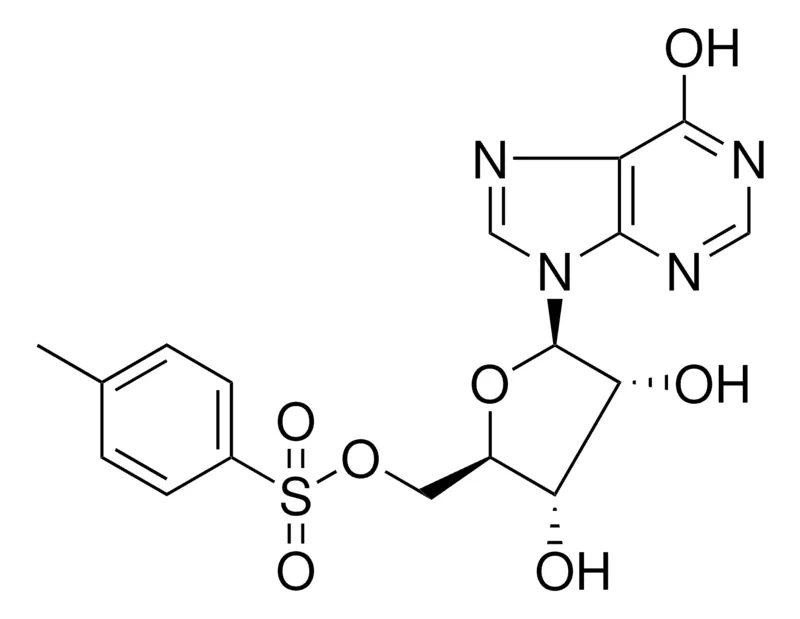 Sigma-Aldrich ((2R,3S,4R,5R)-3,4-DIHYDROXY-5-(6-HYDROXY-9H-PURIN-9-YL)TETRAHYDROFURAN-2-YL)METHYL 4-METHYLBENZENESULFONATE,AldrichCPR