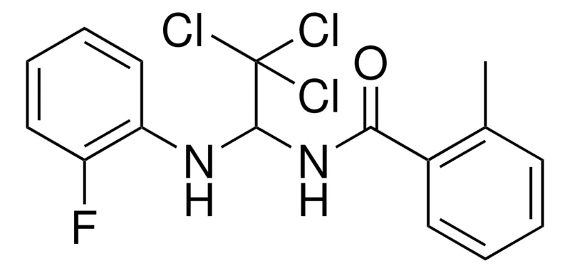 Sigma-Aldrich 2-METHYL-N-(2,2,2-TRICHLORO-1-(2-FLUORO-PHENYLAMINO)-ETHYL)-BENZAMIDE，AldrichCPR