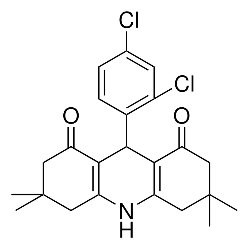 Sigma-Aldrich 9-(2,4-DI-CL-PH)3,3,6,6-TETRA-ME-3,4,6,7,9,10-HEXAHYDRO-2H,5H-ACRIDINE-1,8-DIONE,AldrichCPR